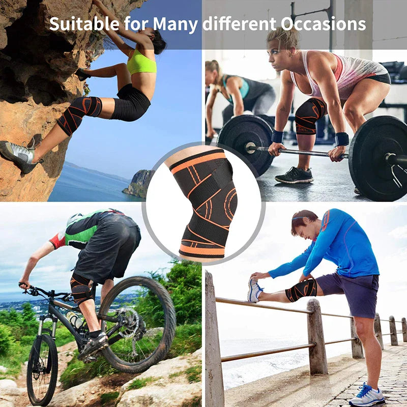 Genouillère de Compression 360 - Soulagement et Mobilité Assurés.