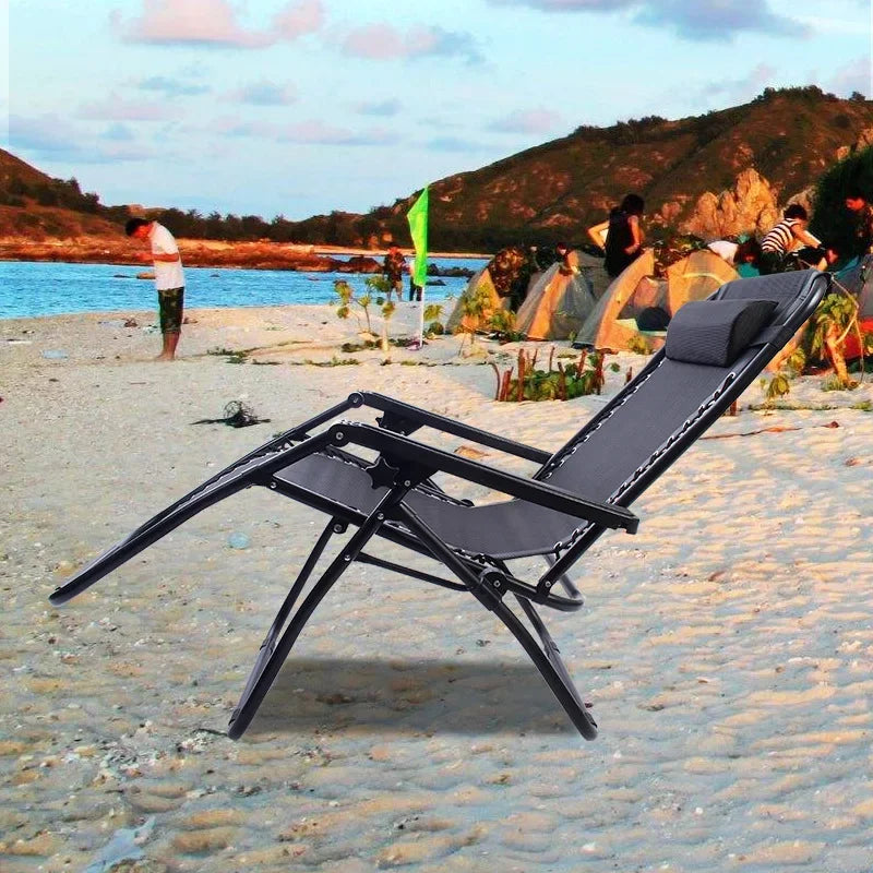 Chaise Pliante Zéro Gravité - Supporte jusqu'a 250Kg