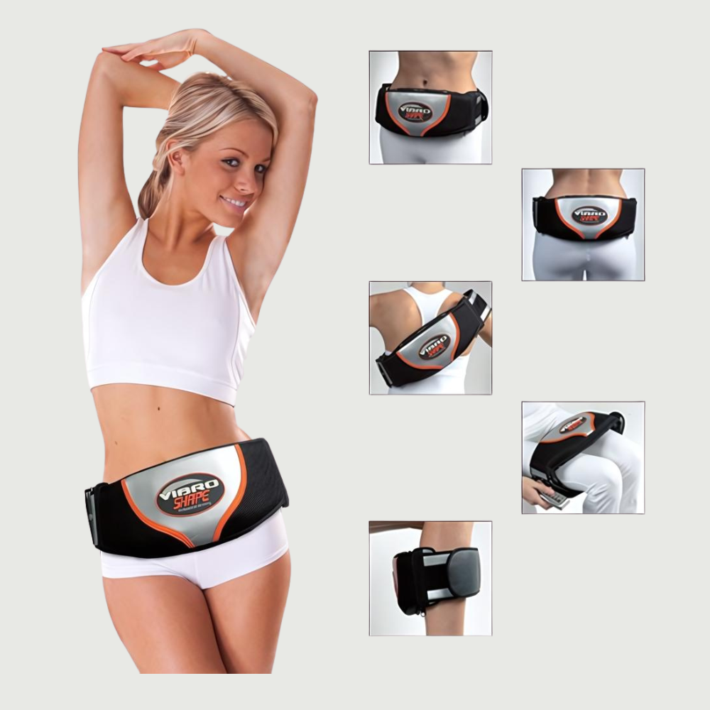 Le VibroShape - Ceinture minceur Toute taille pour Sculpter le Corps, Massage et Détente.