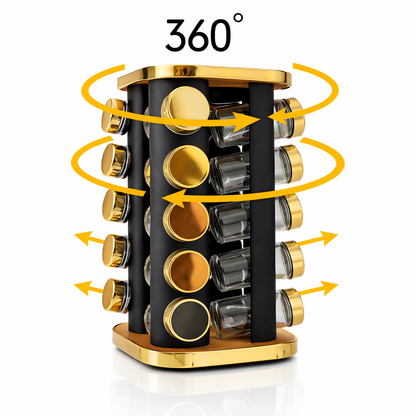 Étagère à Épices Rotative 20 pots