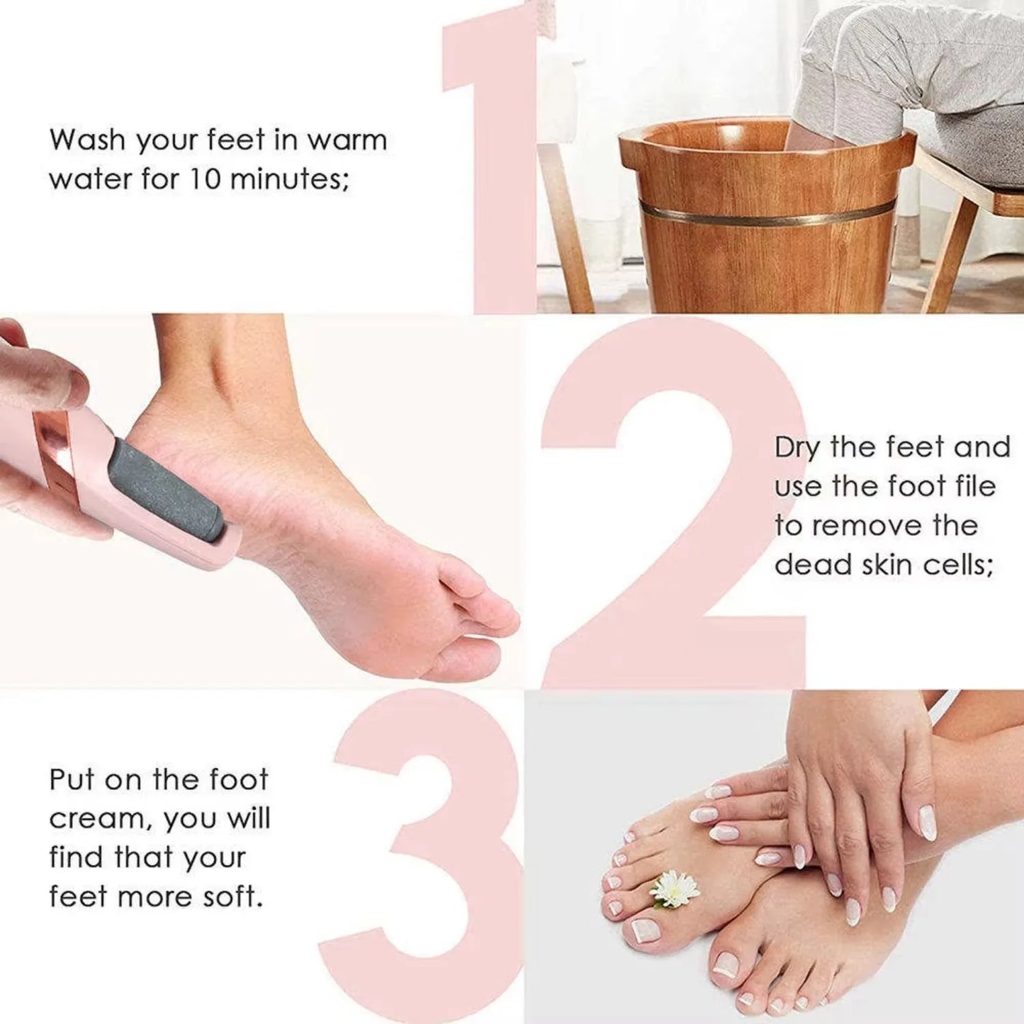 Ponceuse Électrique – pour des pieds Doux et Lisses en Quelques Minutes