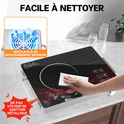 Plaque de Cuisson Électrique en Céramique – Disponible en 1 et 2 Foyers