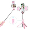 Selfie Duo - La Canne à selfie double éclairage.