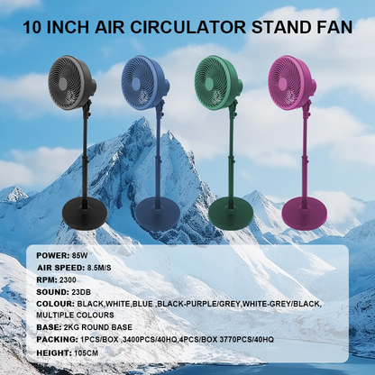 Luxueux Ventilateur à Circulation d'Air - Votre Solution de Fraîcheur Instantanée