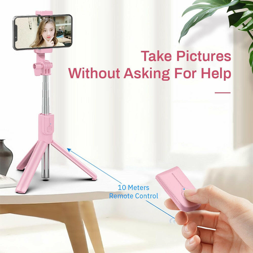 Selfie Duo - La Canne à selfie double éclairage.