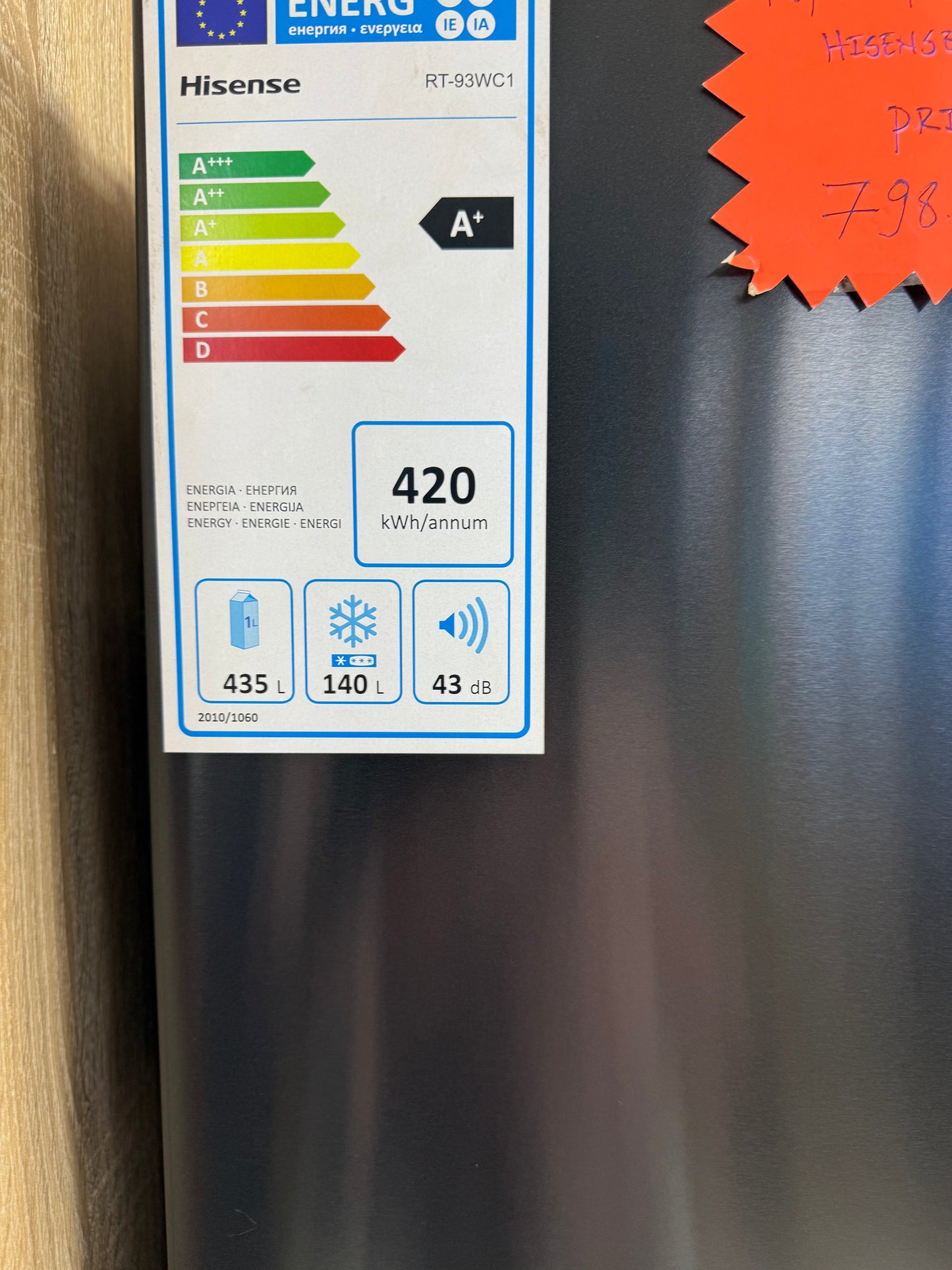 Frigo Hisense 93WC - 565 litres