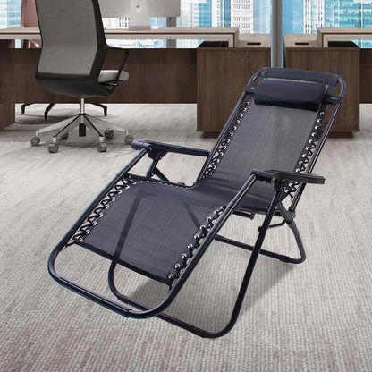 Chaise Pliante Zéro Gravité - Supporte jusqu'a 250Kg