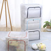 Transparent clothing organizer Multi-functional folding bins toy storage box waterproof storage box home storage shelves.