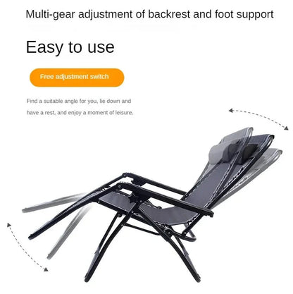 Chaise Pliante Zéro Gravité - Supporte jusqu'a 250Kg