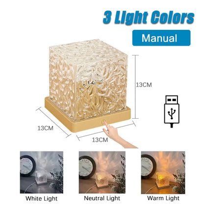 Lampe Crystal Flamme.