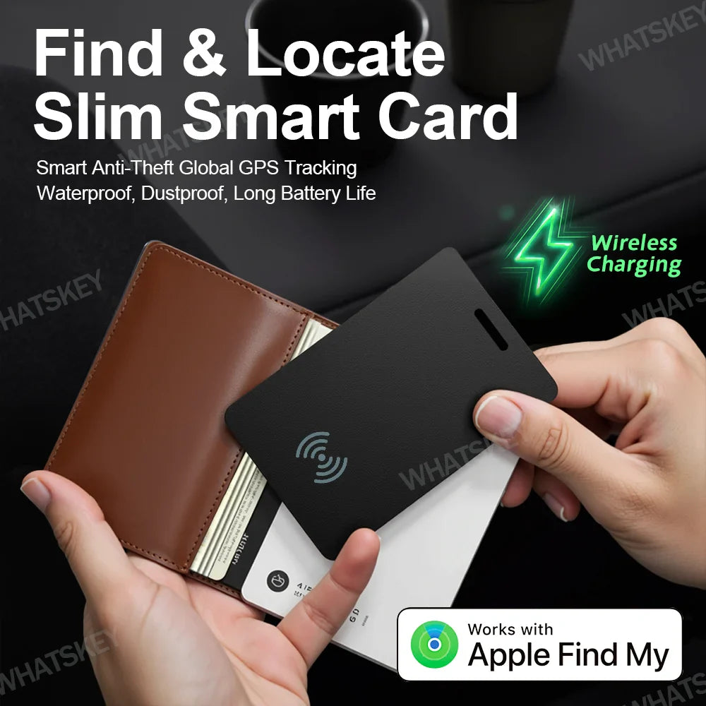 Carte Traceur GPS pour Portefeuille - Iphone et Android