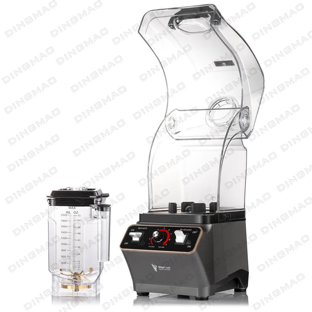 Giga Mixeur Sliencieux Haute Vitesse 2L  avec capot insonorisé