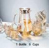 Carafe VIP + 6 Verres  Design Diamant.
