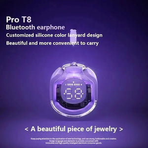 Crystal Pods - Écouteurs transparent sans fil
