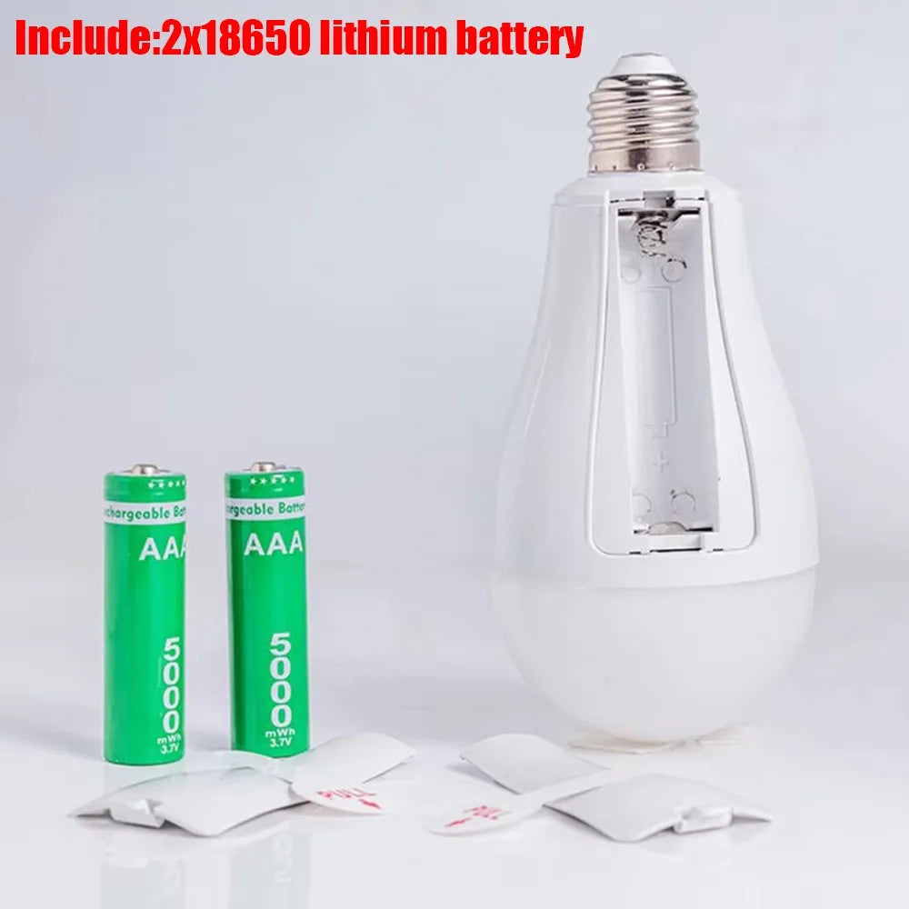 L'ampoule rechargeable 20W qui brille même quand le courant s'en va