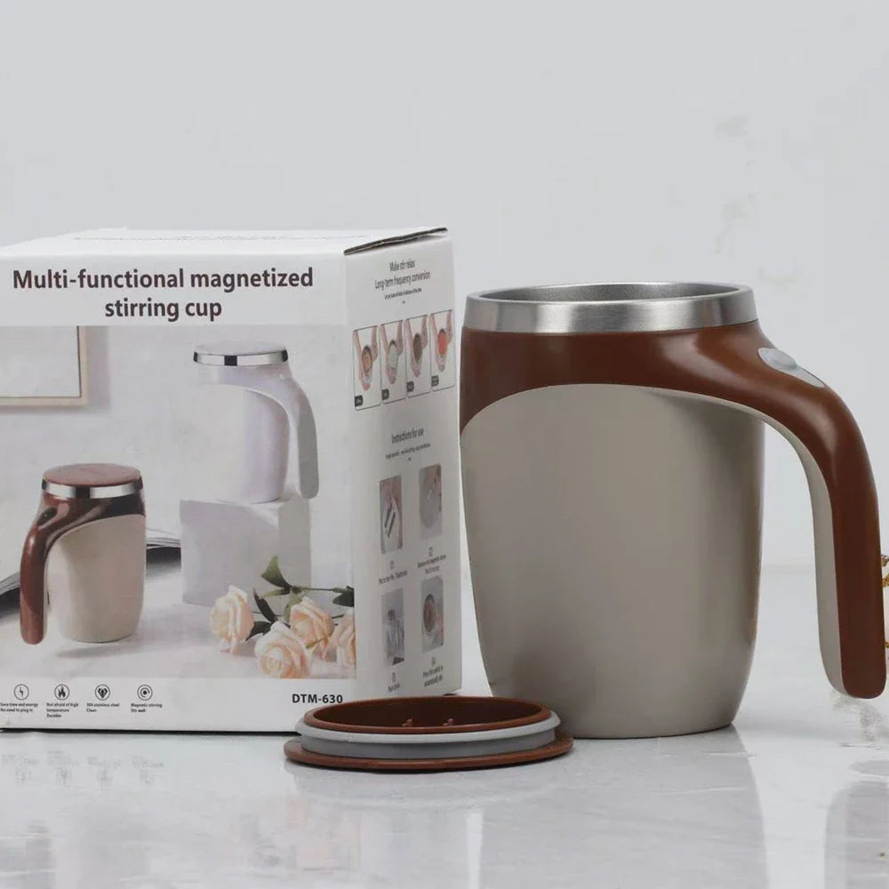 Pack Petit Déjeuner Premium : Cuiseur à Œufs Inox + Mug Auto-Mélangeur