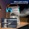 Portable Air Conditioner Fan 4 in 1 Personal Mini Cooling Spray Fan Small Aircon Humidifier Desk Fan for Home Office Room.