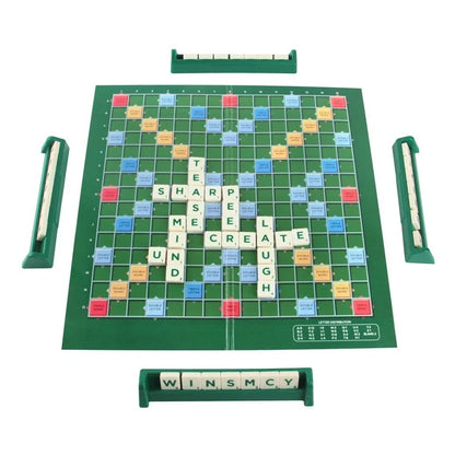 2-4 Players English Spelling Puzzle Game Educational Travel Alphabet Spell Game Fun Learning Toy Perfect for Family Game Night