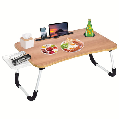 Table de Lit Pliable pour Ordinateur, repas et Etudes