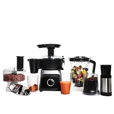 Robot Mixeur  Multifonction 10 en 1  de Marque Hoffmans - Puissance 1200 Watts