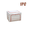 Transparent clothing organizer Multi-functional folding bins toy storage box waterproof storage box home storage shelves.