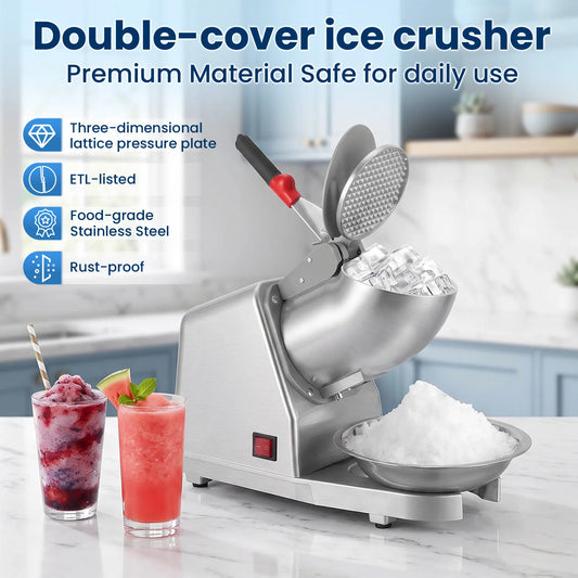 Broyeur à Glace Professionnel 220V - Cocktails, Jus, Bars et Restaurants