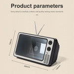 Charger l&#39;image dans la galerie, 12 Inch Phone Screen Magnifier Enlarged Expand Stand Phone Holder HD Video Amplifier Eyes Protection Retro TV Box For Iphone
