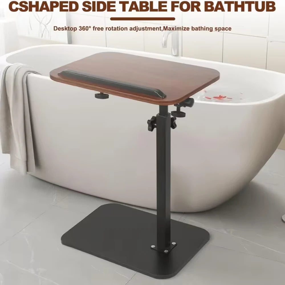 Table d'Appoint en C – Support pour Ordinateur, Repas et Café
