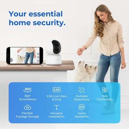Caméra de Surveillance inteligente 360° Full HD