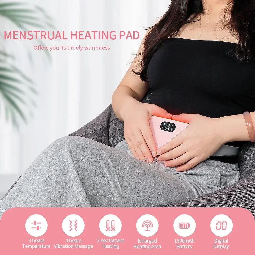 Ceinture Chauffante pour Femme - Soulage les Douleurs Menstruelles.