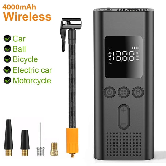 Gonfleur d’Air Sans Fil avec Powerbank intégré