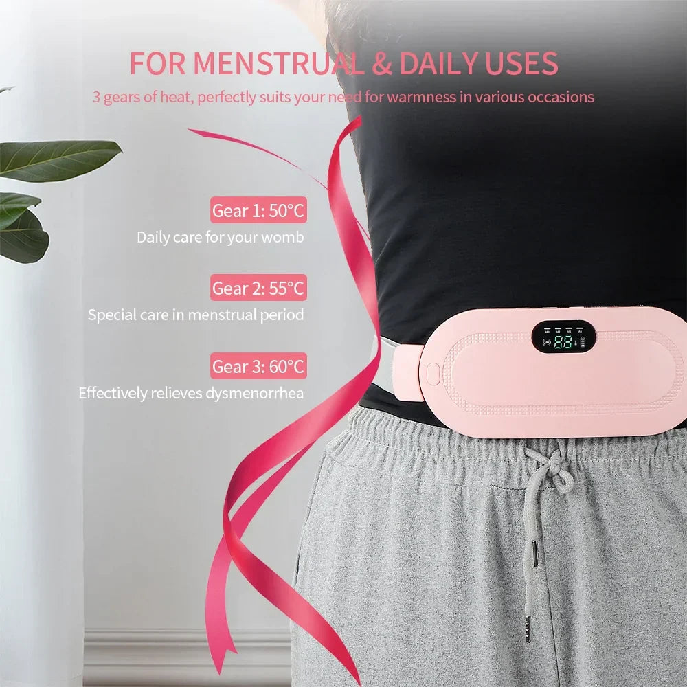 Ceinture Chauffante pour Femme - Soulage les Douleurs Menstruelles.