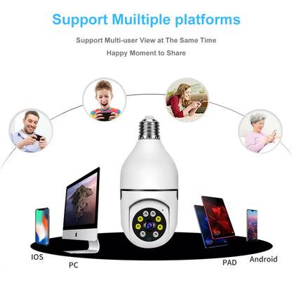Ampoule Caméra WiFi 360°