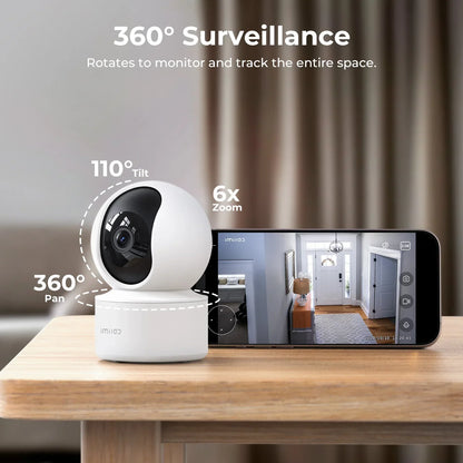Caméra de Surveillance inteligente 360° Full HD