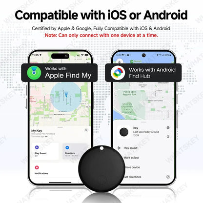 Traceur GPS Intelligent Anti-Perte - pour  retrouver Clés, Portefeuille, Bagages et Animaux