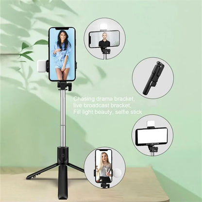 Selfie Light - Canne a selfie avec éclairage LED.