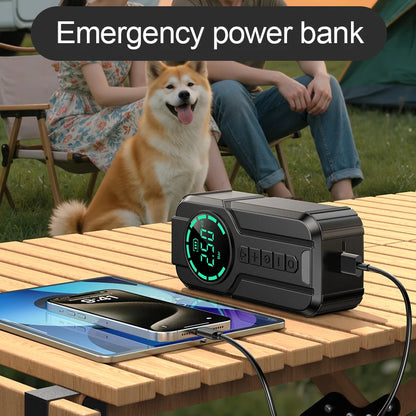 Booster de Batterie 4 en 1 – Demarreur si panne Batterie, Pompe à  air, Powerbank, Torche