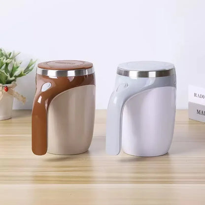 Pack Petit Déjeuner Premium : Cuiseur à Œufs Inox + Mug Auto-Mélangeur
