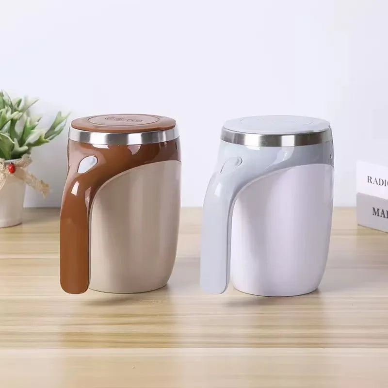 Pack Petit Déjeuner Premium : Cuiseur à Œufs Inox + Mug Auto-Mélangeur