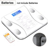Smart Body Fat Scale Wireless Digital Bathroom Scale Bluetooth Electronic Weight Scale with Smartphone App.