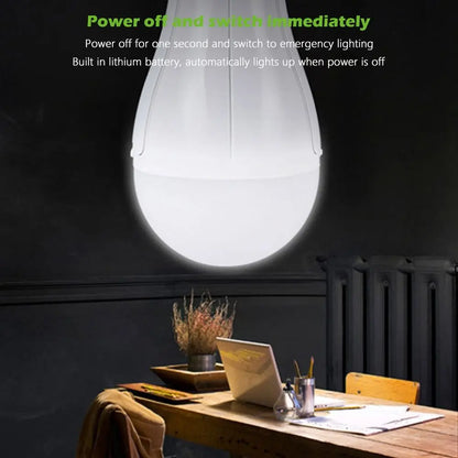 L'ampoule rechargeable 20W qui brille même quand le courant s'en va