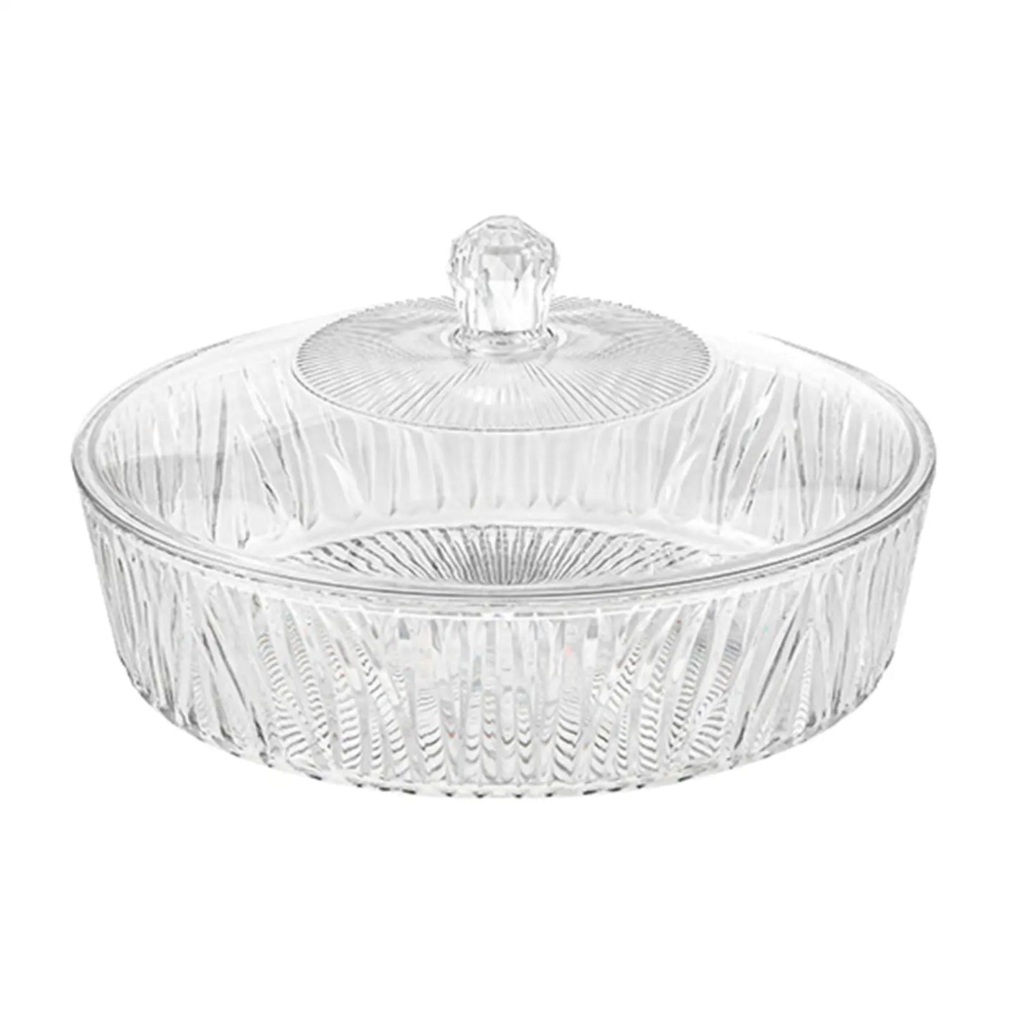 Cake Plate Dessert Table Display with Cover Transparent Portable Decoration Fruit Bowl Serving Cookie Platter for Party