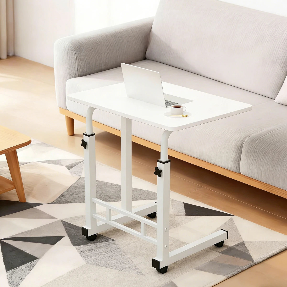Mini Table de Bureau Mobile - Idéale pour Travailler, Manger et Étudier