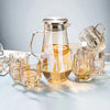 Carafe VIP + 6 Verres  Design Diamant.