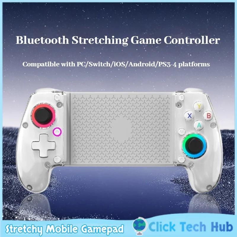 Manette Bluetooth Extensible – Compatible avec Android, iPhone, iPad, PC, Nintendo Switch, Playstation