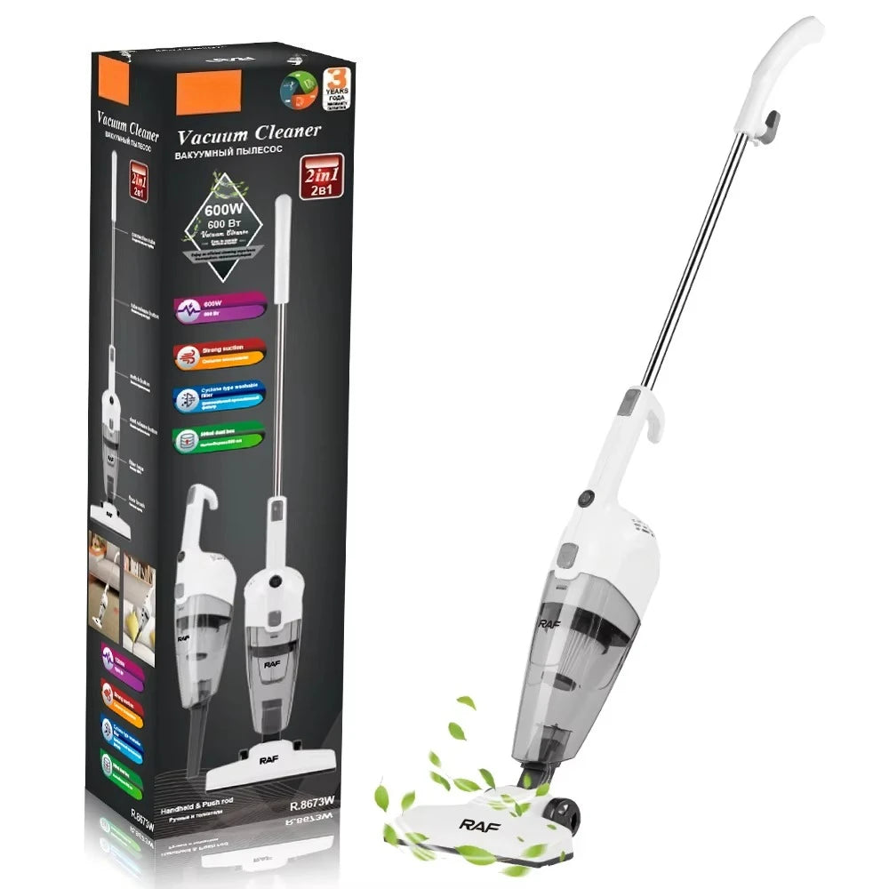 2-In-1 Vacuum Cleaner Handheld Portable Electric Vacuum Cleaner for Hard Floor Pet Hair