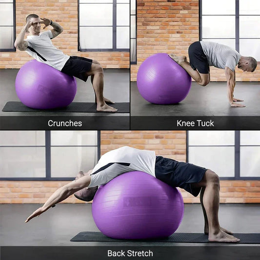 Ballon de Yoga Antidérapant – Supporte jusqu’à 150kg