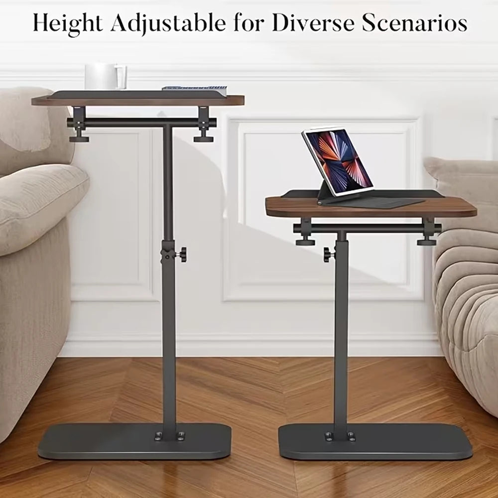 Table d'Appoint en C – Support pour Ordinateur, Repas et Café