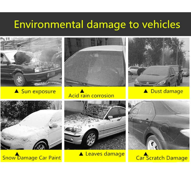 Bâche de voiture Premium - avec tissu Doublé Super lourd