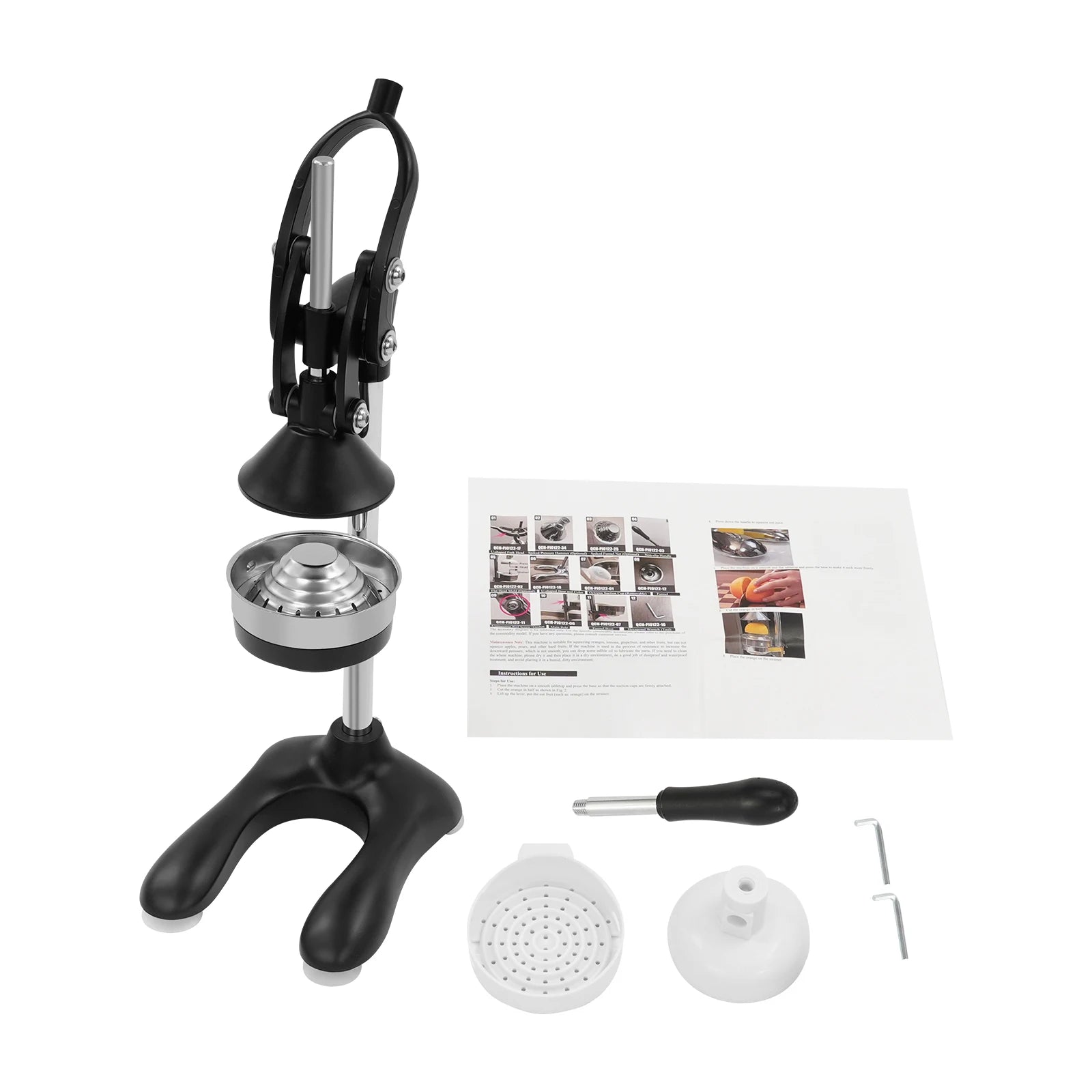 Presse-Agrumes Manuel Professionnel en Acier Inoxydable